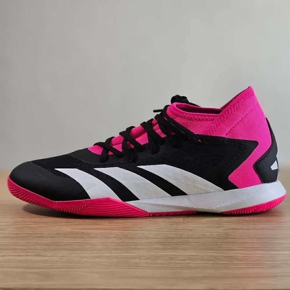 Adidas Predator Accuracy .3 Indoor Soccer Sala Shoes 9 Black Pink White GW7069